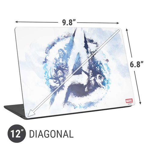 Marvel Avengers Blue Logo Universal Laptop 12in (9.8 x 6.8in) Skin
